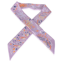 Lilas Orange Jaune Silk Isola Di Primavera Twilly