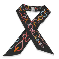 Black Rose Multicolor Silk Do Re Boucles Twilly