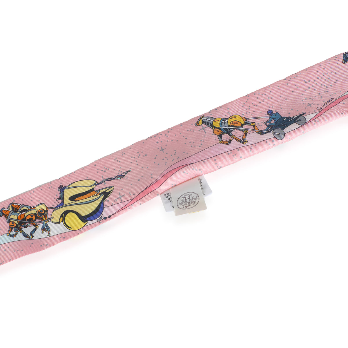 Rose Bleu Jaune Silk Space Derby Twilly