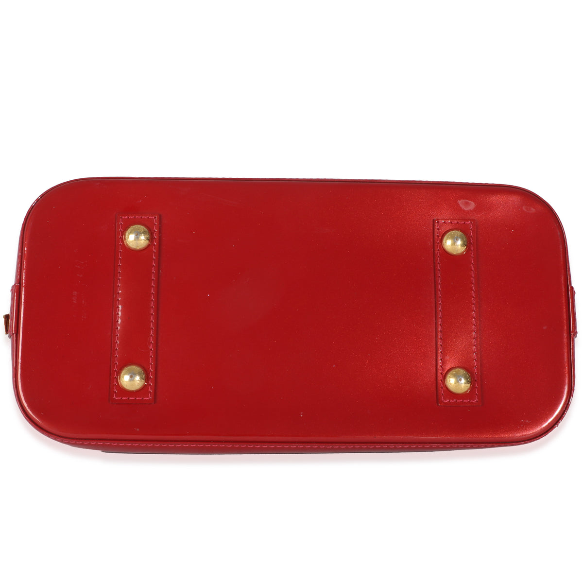 Rose Indian Monogram Vernis Alma PM