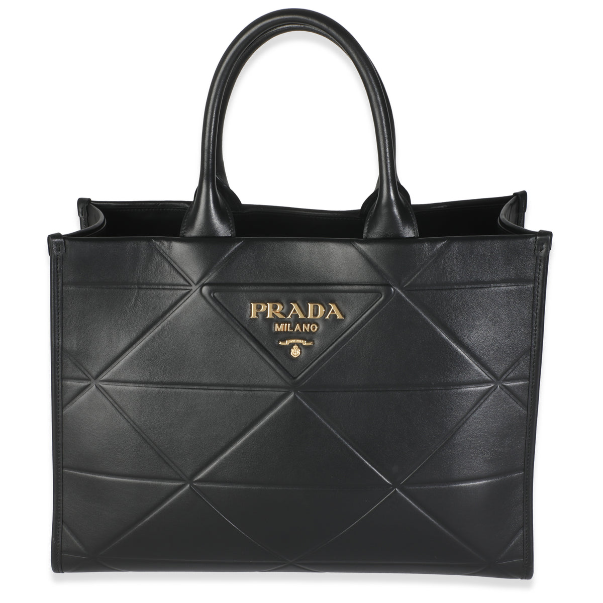 Black Calfskin Medium Symbole Tote
