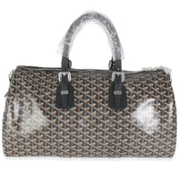 Black Goyardine Canvas Boston 45 Duffle