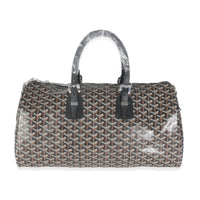 Black Goyardine Canvas Boston 45 Duffle