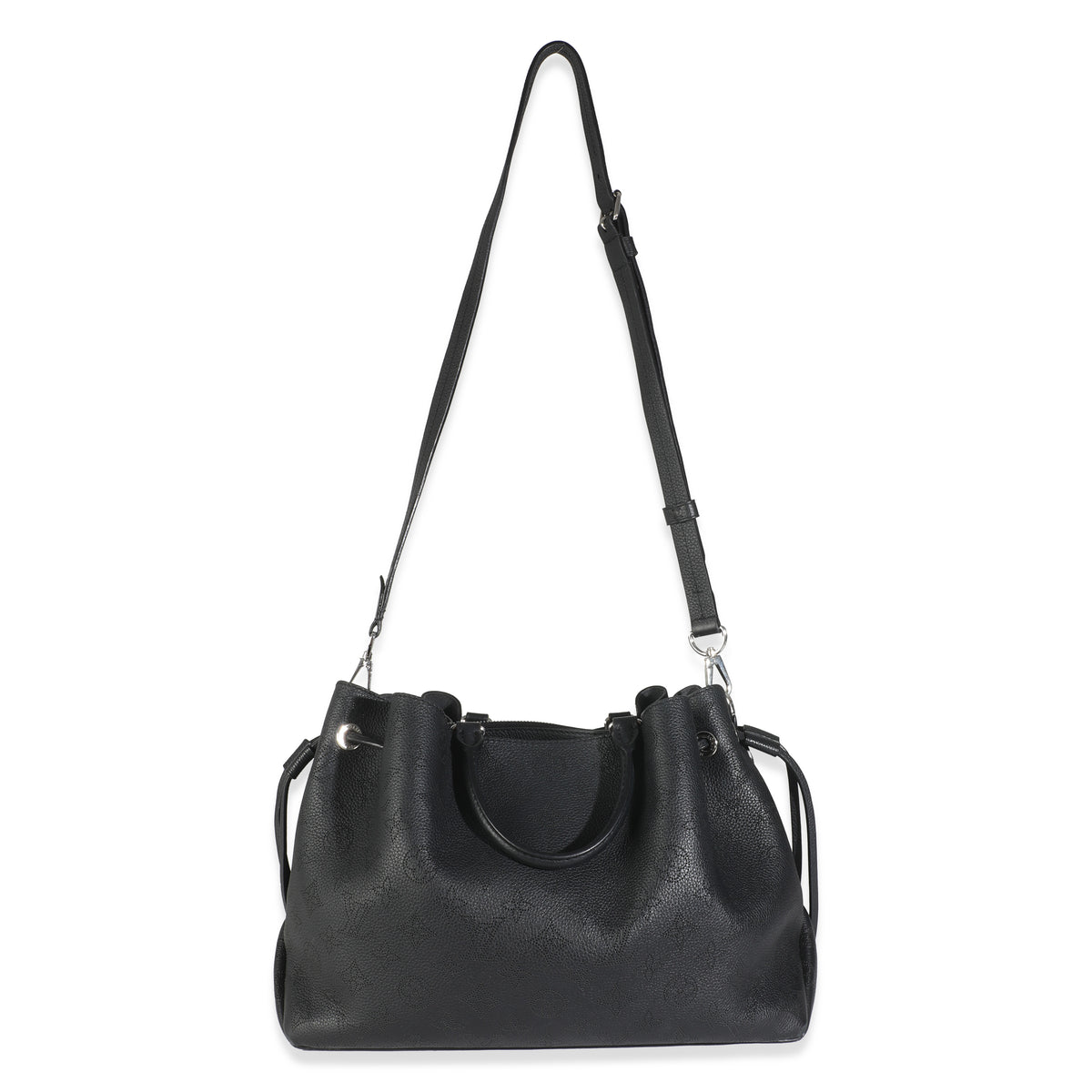 Black Monogram Mahina Bella Tote
