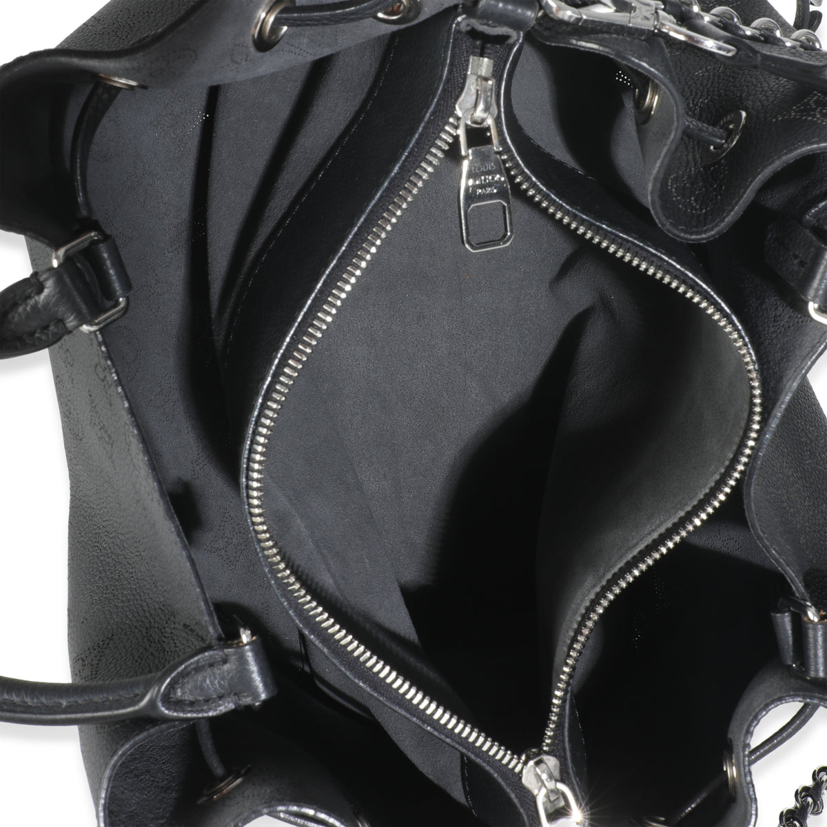 Black Monogram Mahina Bella Tote