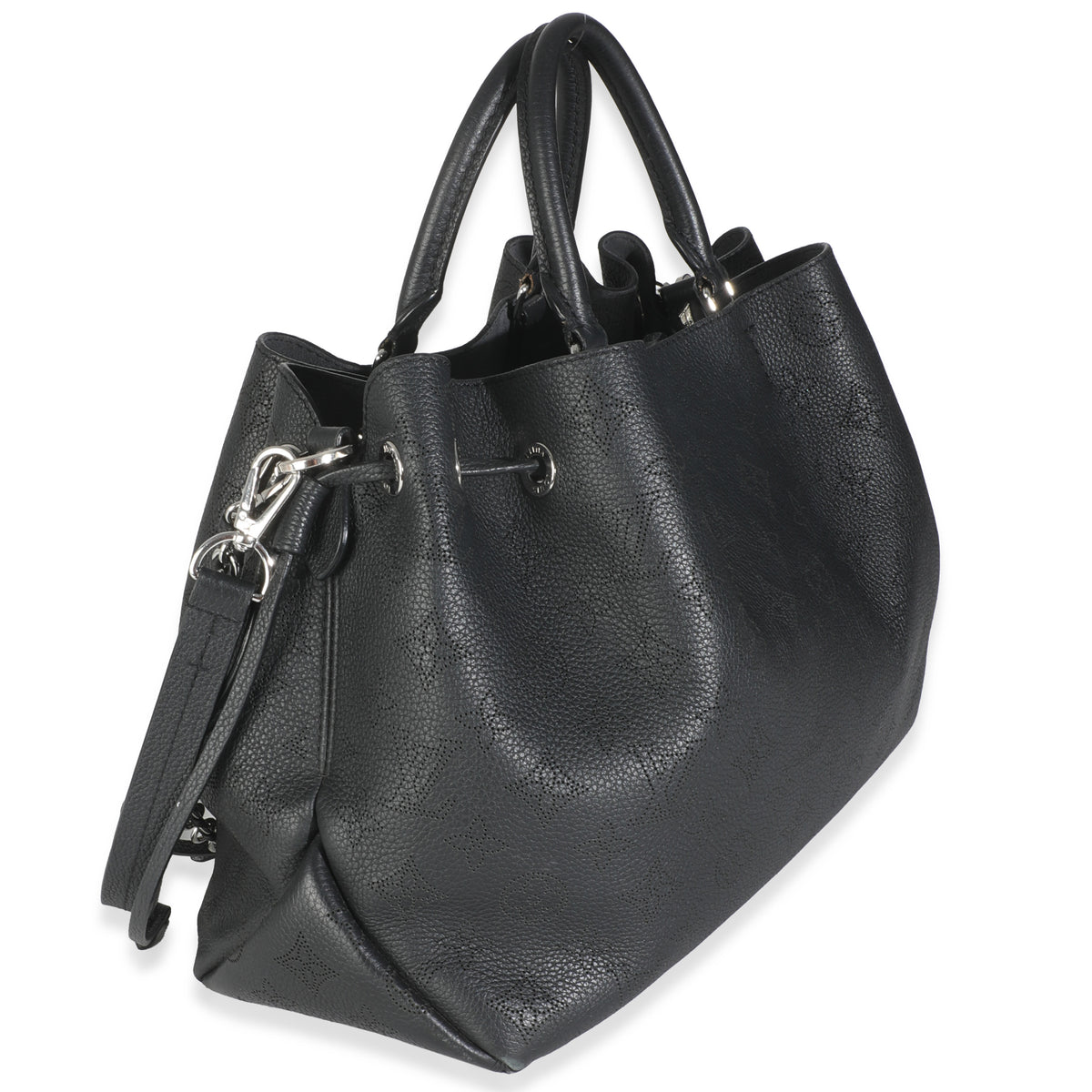 Black Monogram Mahina Bella Tote