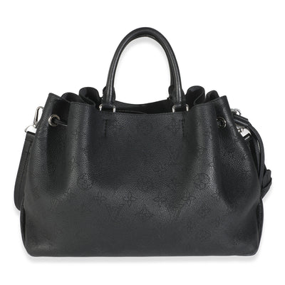 Black Monogram Mahina Bella Tote