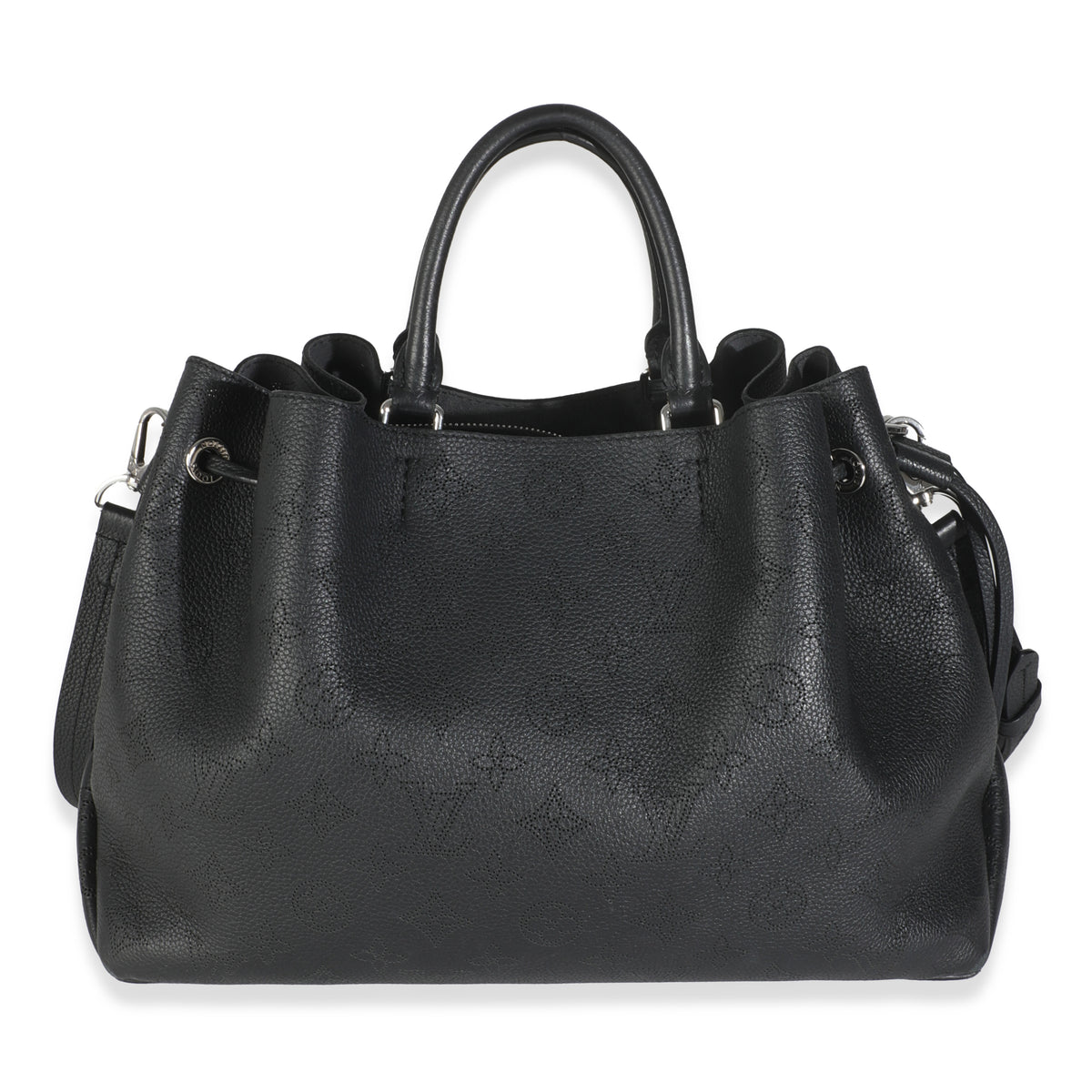 Black Monogram Mahina Bella Tote