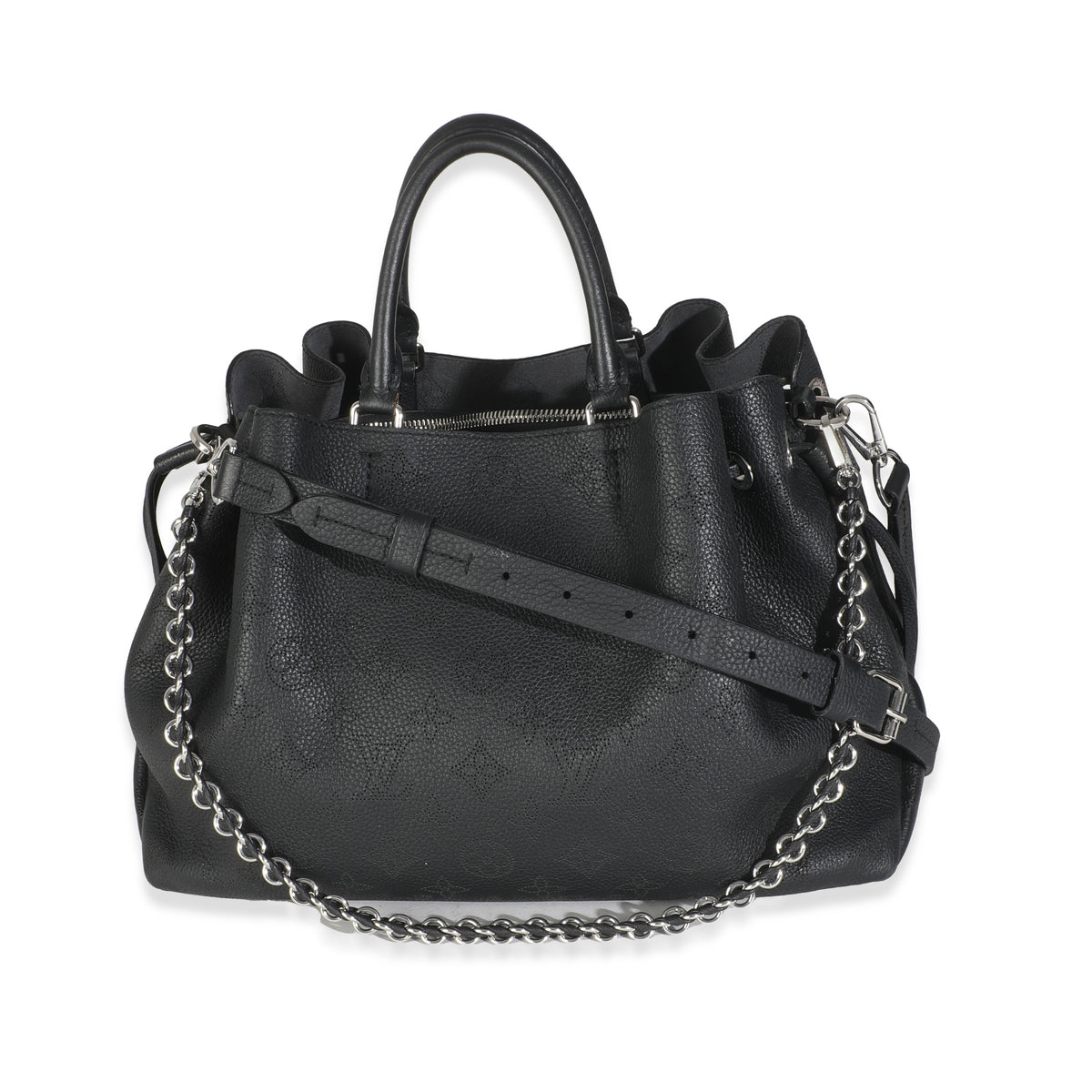 Black Monogram Mahina Bella Tote