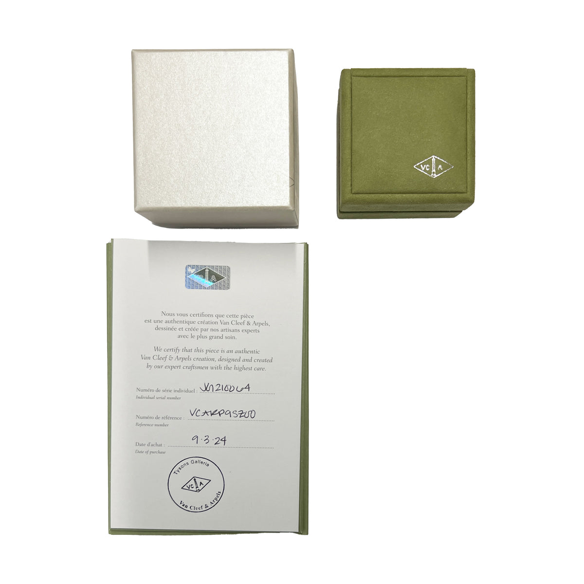 Yellow Gold Agate Vintage Alhambra Earrings