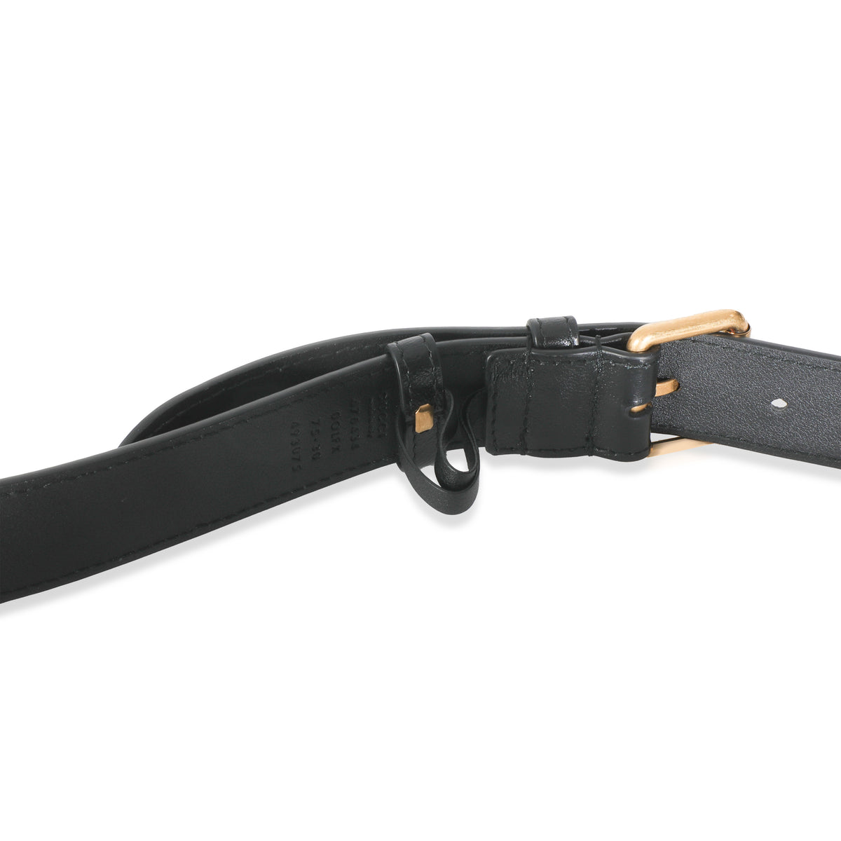 Black Azalea Calfskin Matelasse Diagonal Torchon GG Marmont Belt Bag