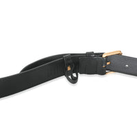 Black Azalea Calfskin Matelasse Diagonal Torchon GG Marmont Belt Bag