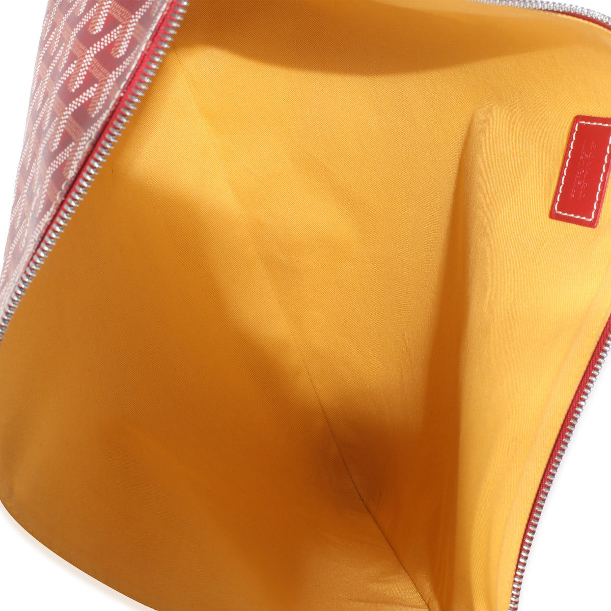 Red Goyardine Canvas Senat Pouch GM