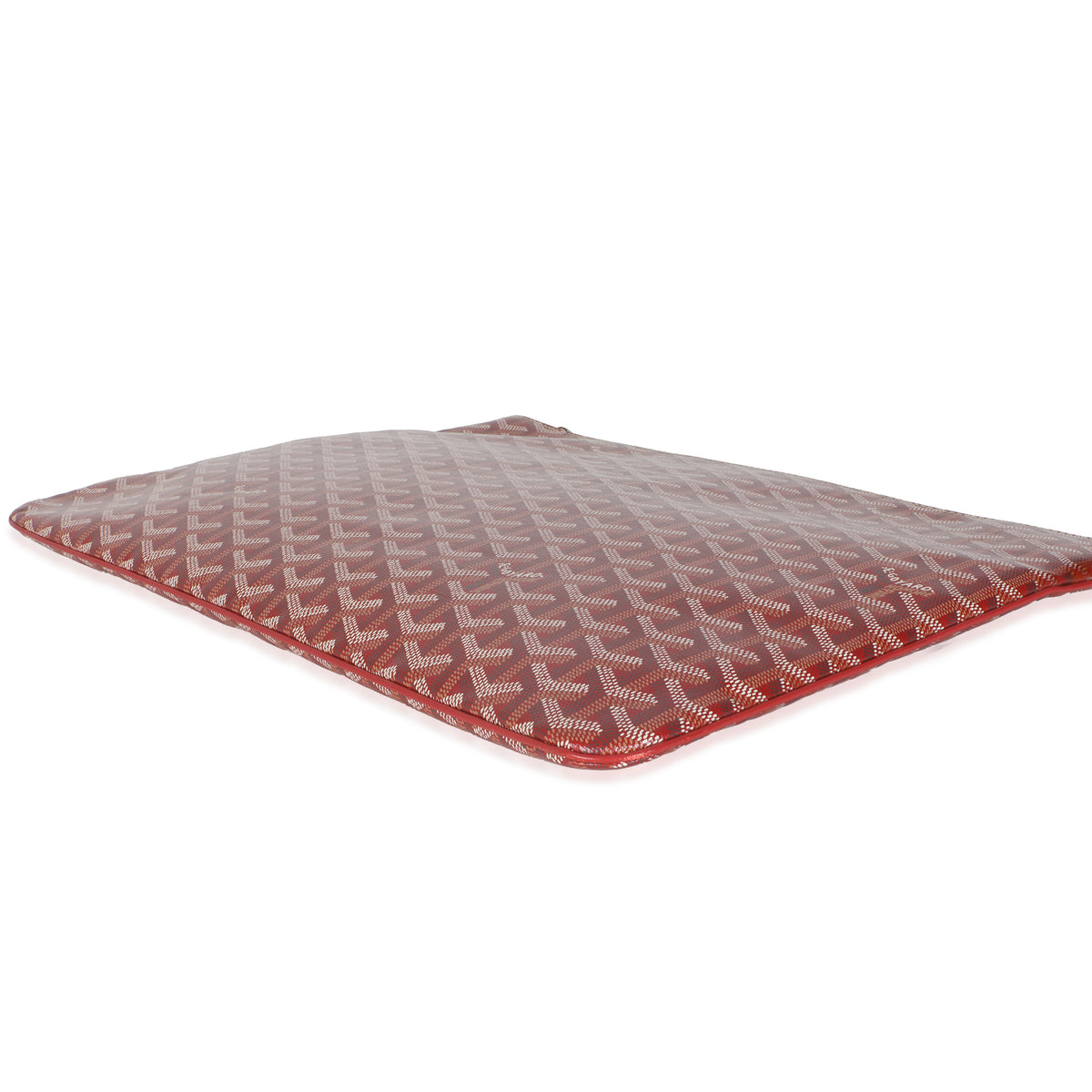 Red Goyardine Canvas Senat Pouch GM