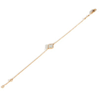 Yellow Gold Mother Of Pearl Sweet Alhambra Bracelet