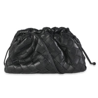 Black Nappa Intrecciato Mini Pouch