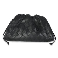 Black Nappa Intrecciato Mini Pouch