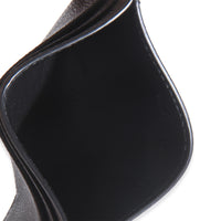Black Grain De Poudre Card Case