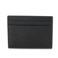 Black Grain De Poudre Card Case