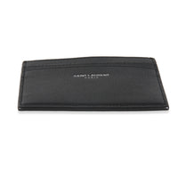 Black Grain De Poudre Card Case