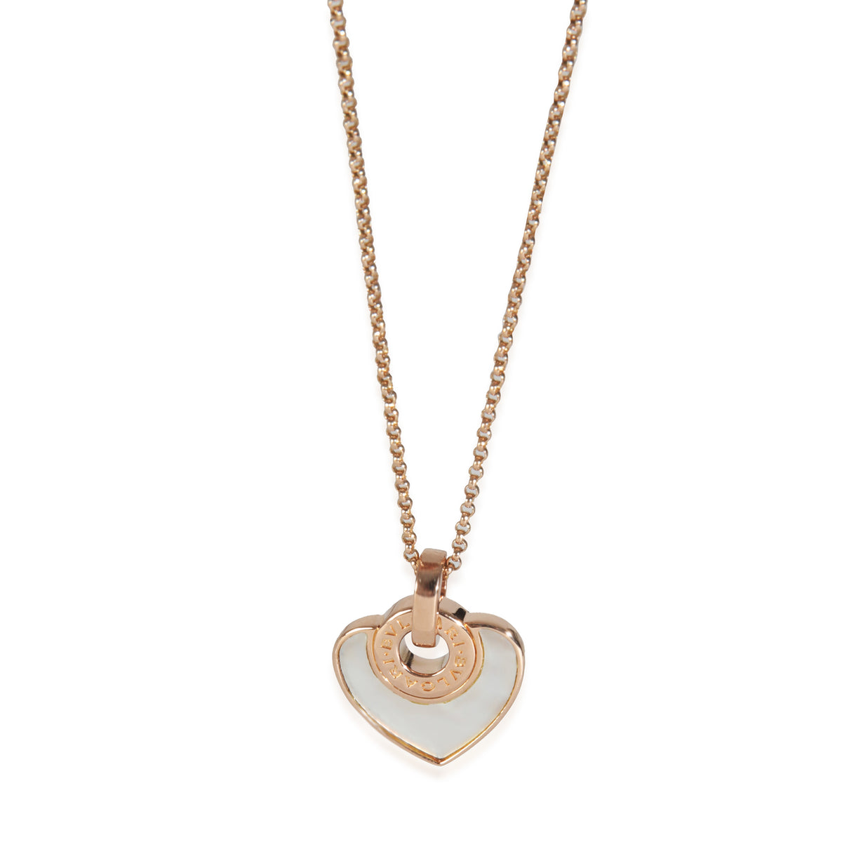 Rose Gold Mother Of Pearl Bvlgari Bvlgari Cuore Heart