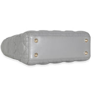 Grey Cannage Quilted Lambskin Small My ABC Lady Dior