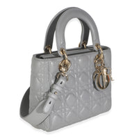 Grey Cannage Quilted Lambskin Small My ABC Lady Dior