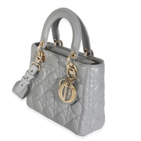 Grey Cannage Quilted Lambskin Small My ABC Lady Dior
