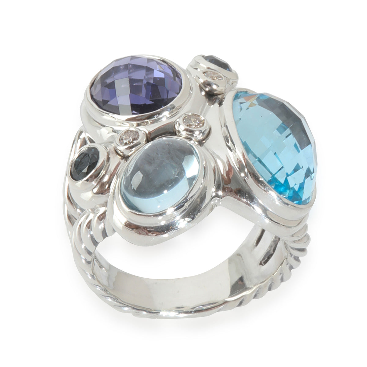 Sterling Silver  Mosaic Ring
