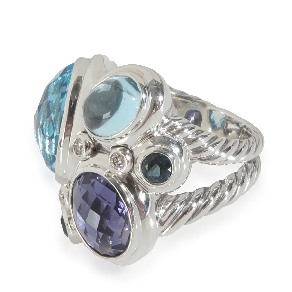 Sterling Silver  Mosaic Ring