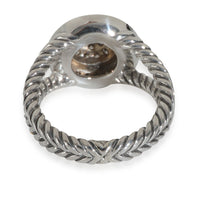 Sterling Silver Diamond Cerise Ring