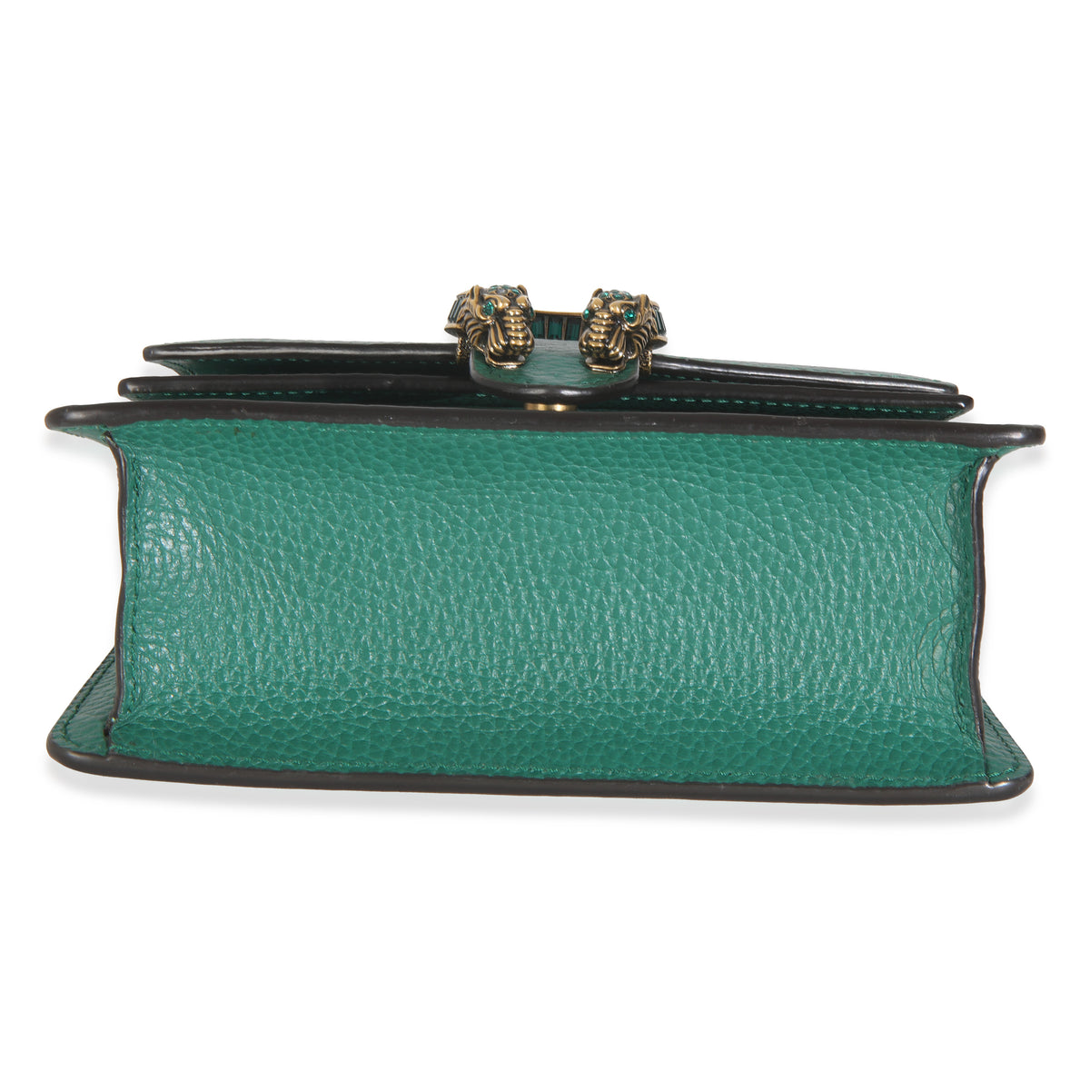 Emerald Dollar Calfskin Crystal Mini Dionysus Top Handle Bag