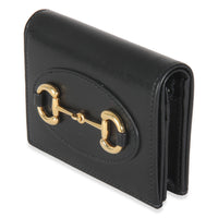 Black Calfskin 1955 Horsebit Card Case Wallet