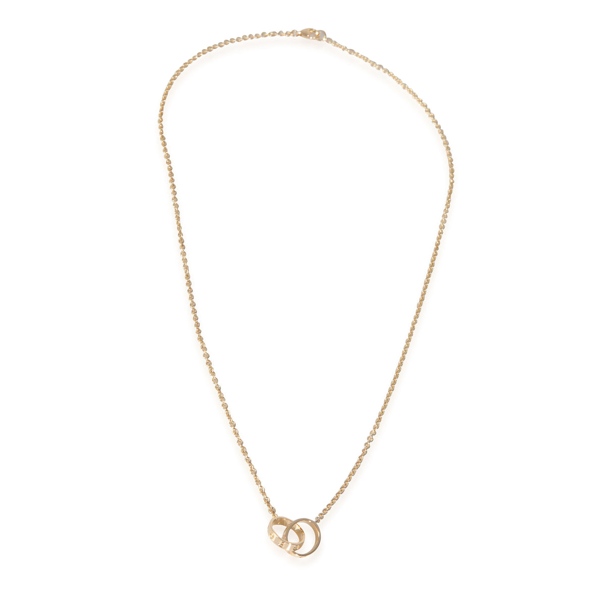 Yellow Gold  Love Necklace