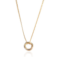 3-Tone Gold  Mini Model Trinity Pendant