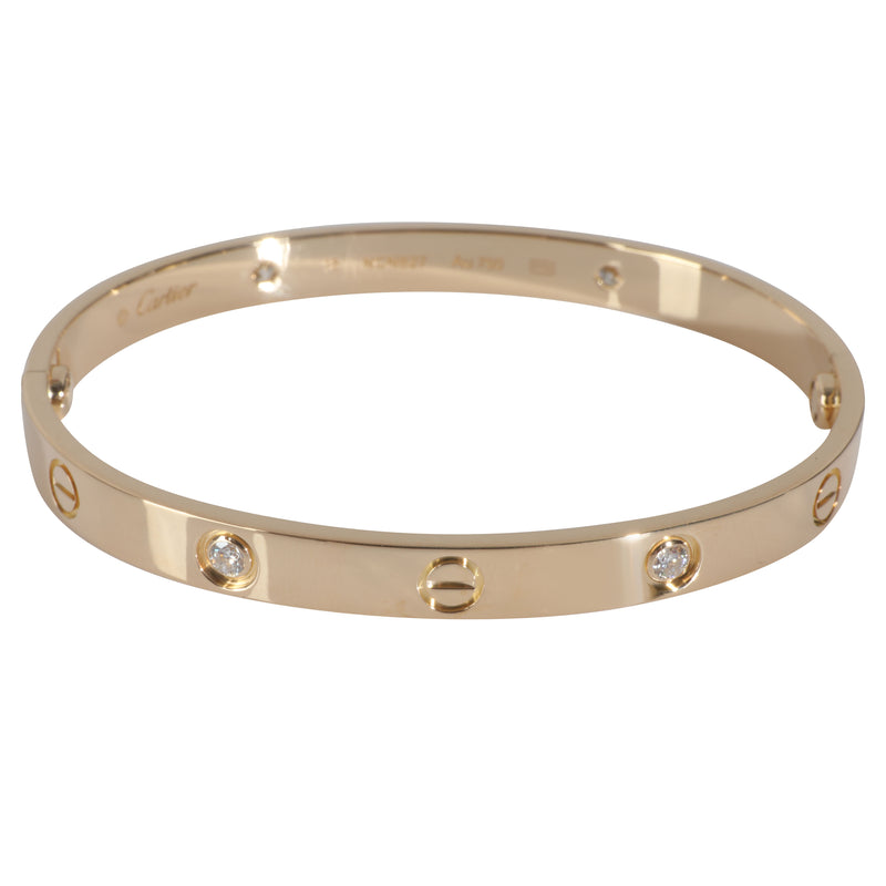 Yellow Gold Diamond Love Bracelet