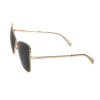 Gold Metal Butterfly Frame Sunglasses