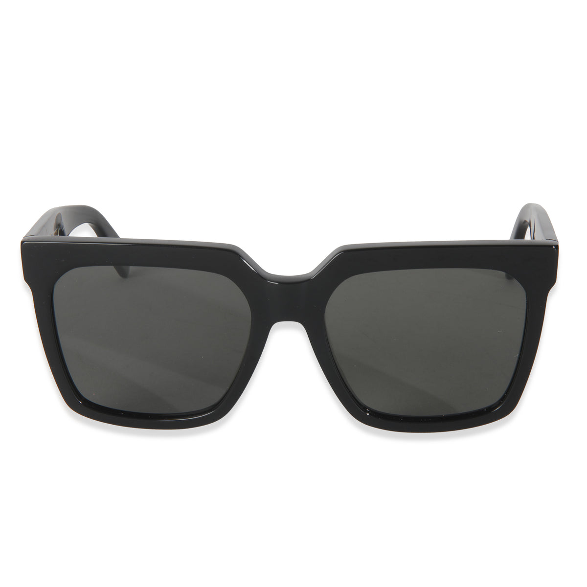 Black Acetate Square Frame Sunglasses