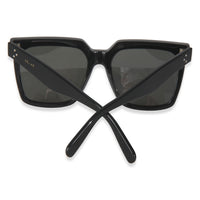 Black Acetate Square Frame Sunglasses