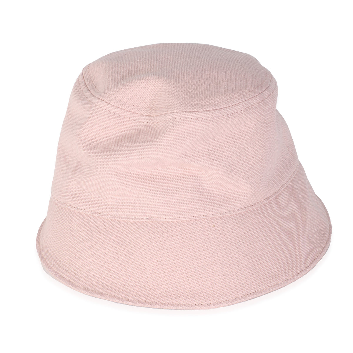 Pink Cotton Gold Logo Bucket Hat