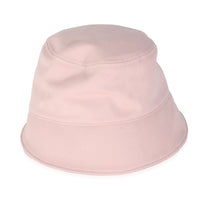 Pink Cotton Gold Logo Bucket Hat