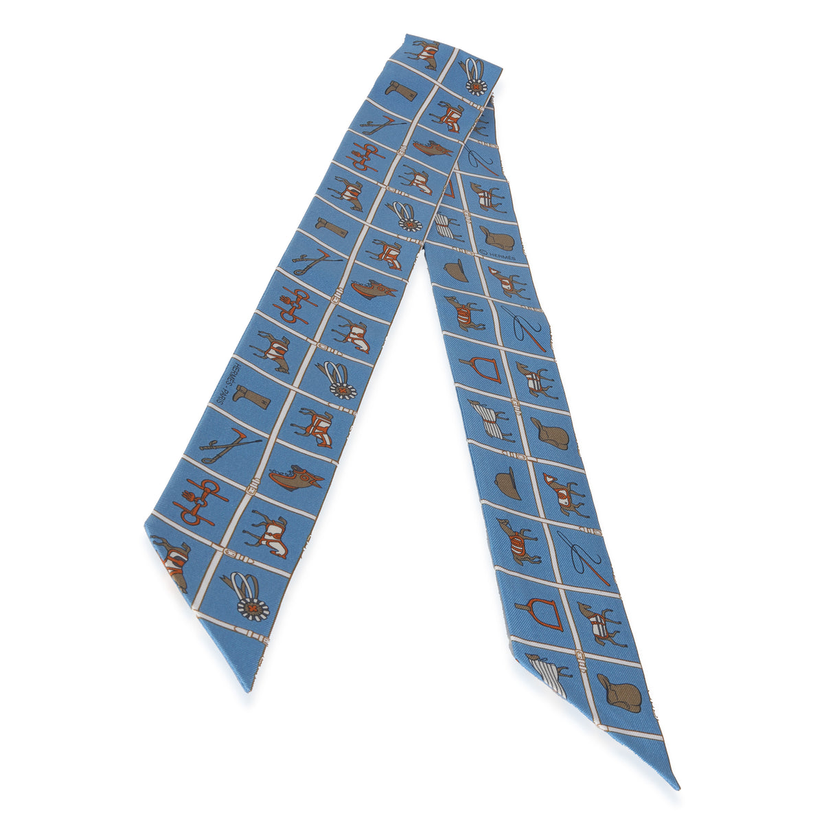 Bleu Moyen Blanc Silk Couvertures Et Tenues Twilly