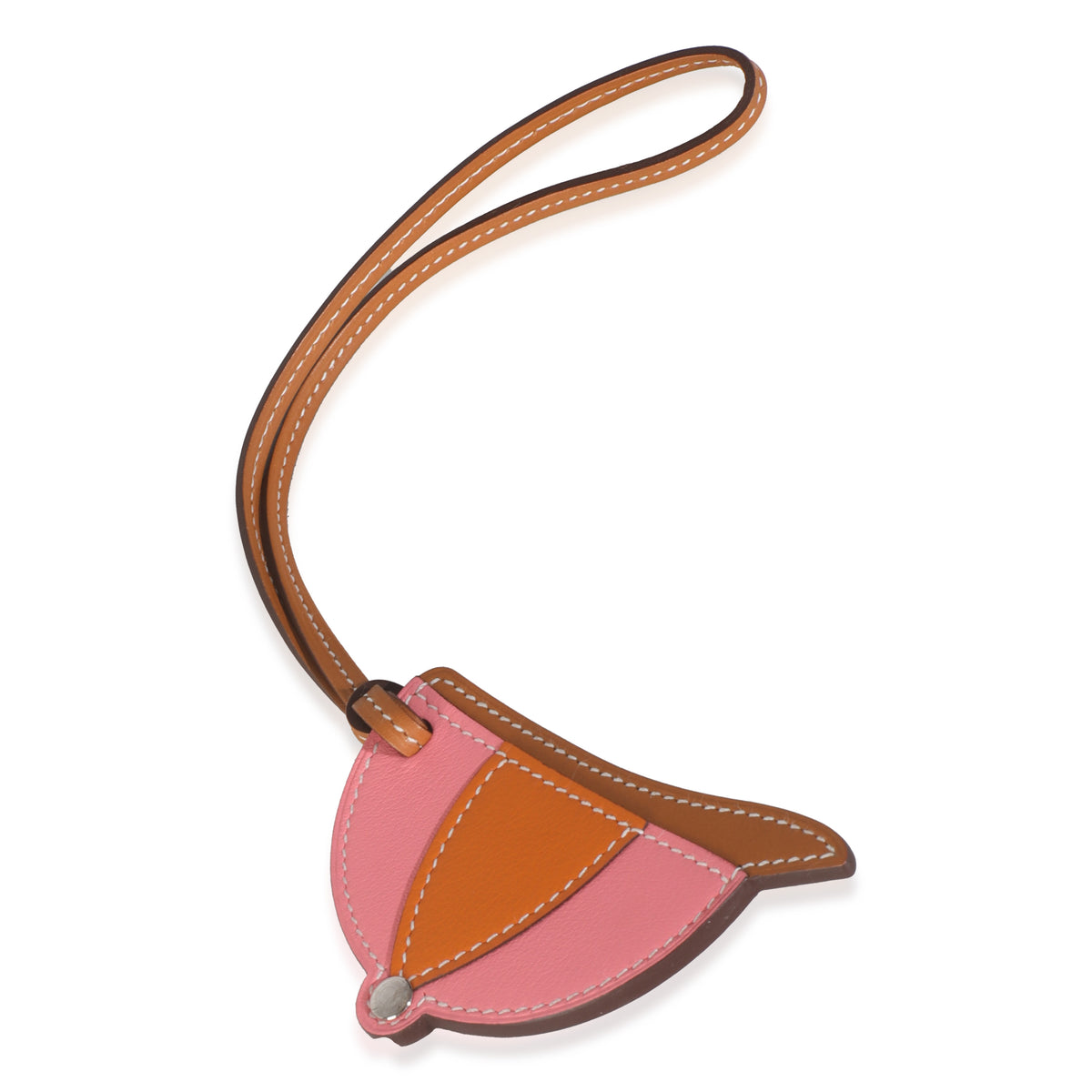 Hermès Naturel Sable Rose D'ete Abricot Swift Paddock Bombe Bag Charm bv