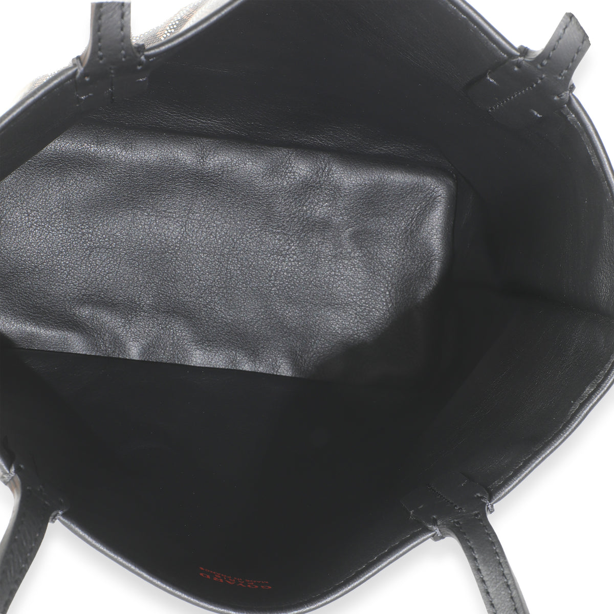 Black Goyardine Canvas Mini Anjou