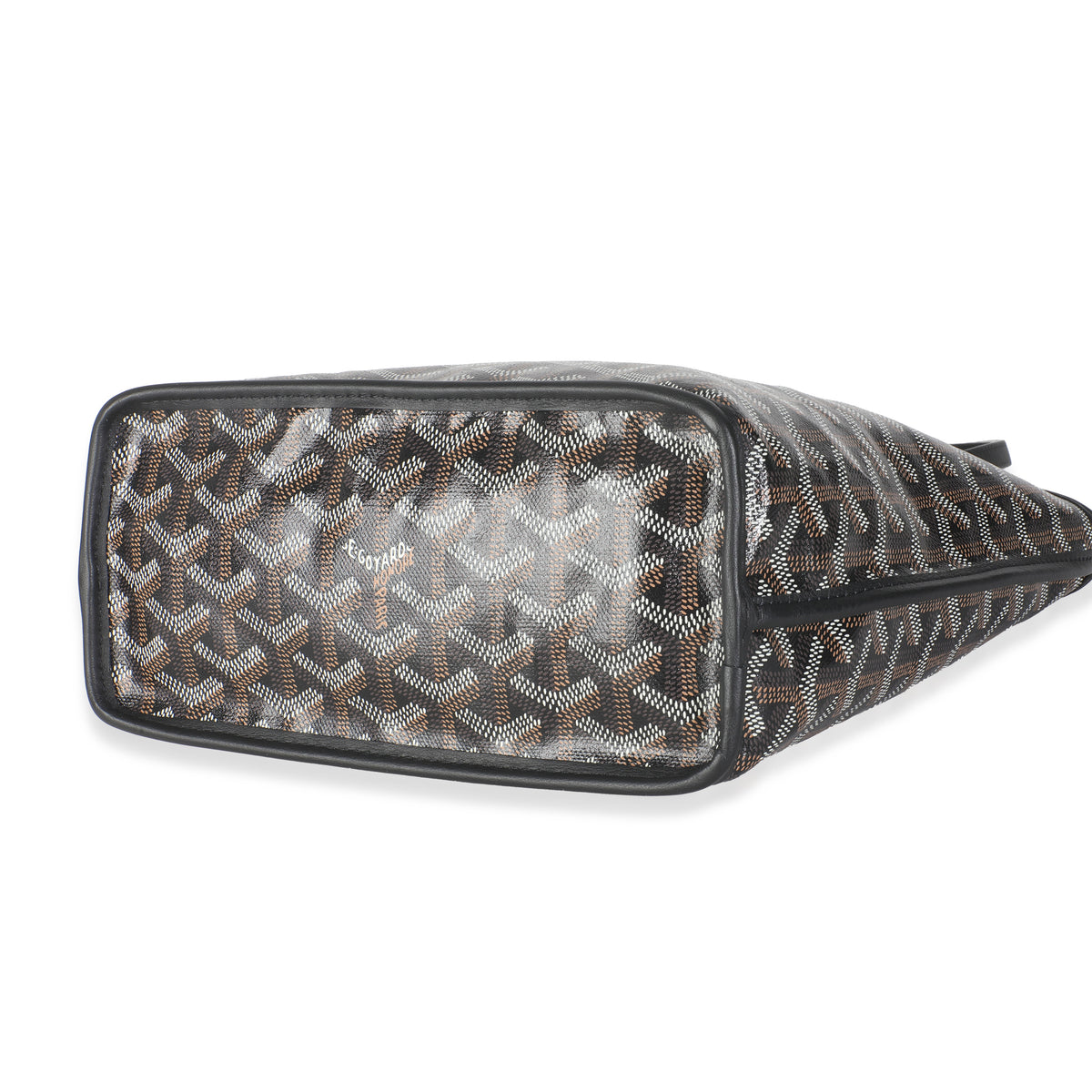 Black Goyardine Canvas Mini Anjou