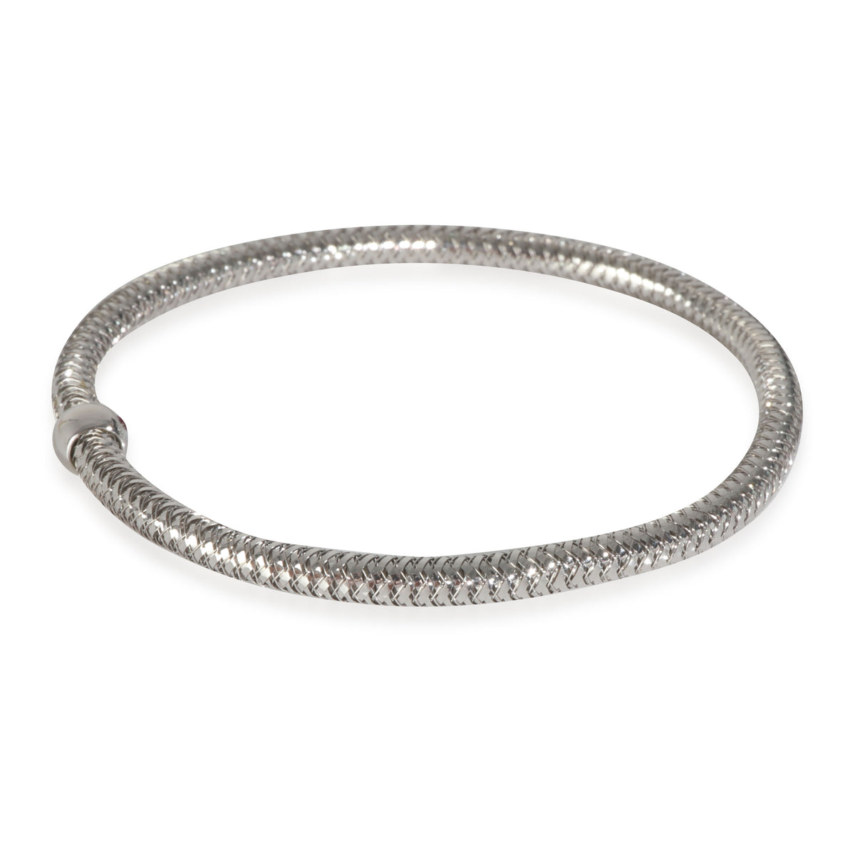 White Gold  3.5mm Primavera Flexible Bracelet