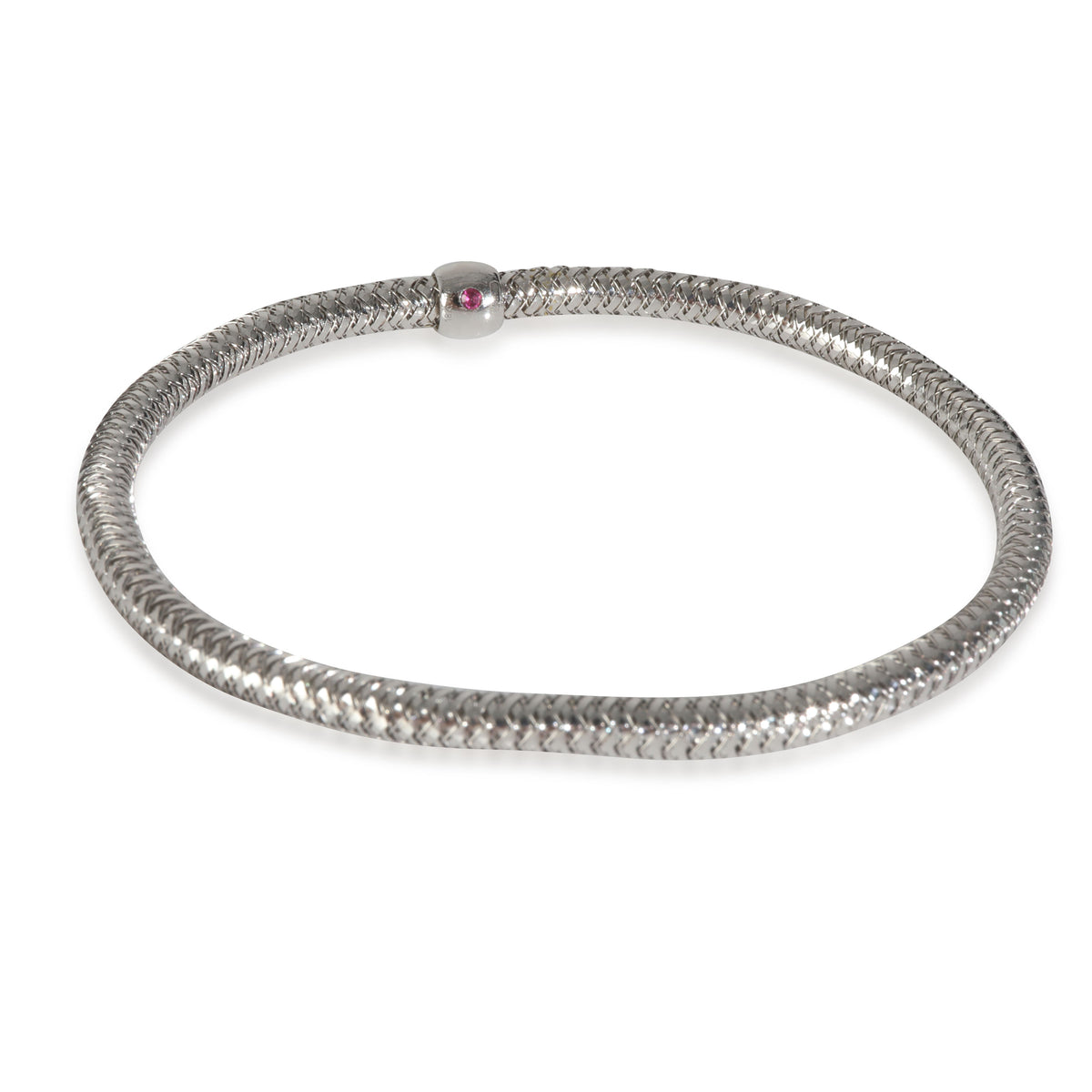 White Gold  3.5mm Primavera Flexible Bracelet