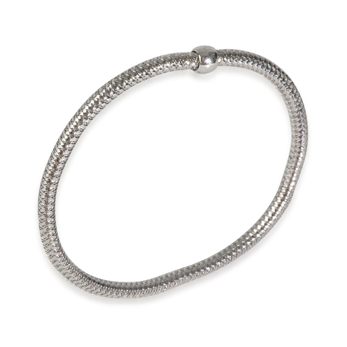 White Gold  3.5mm Primavera Flexible Bracelet