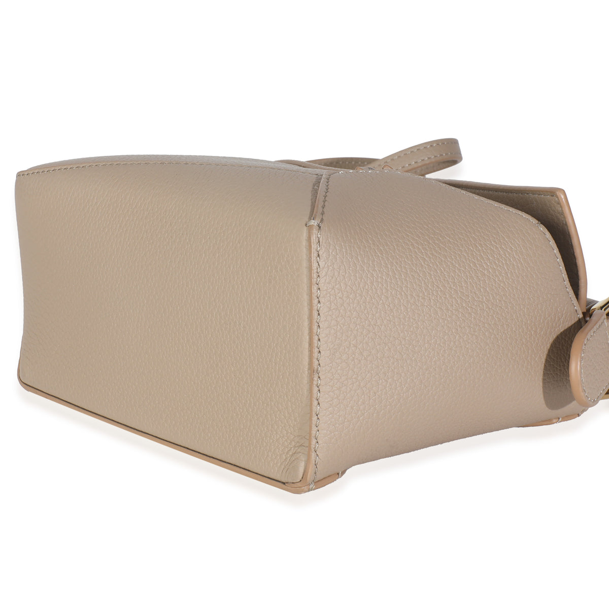 Sand Calfskin Mini Puzzle Edge Bag