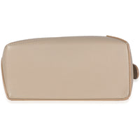 Sand Calfskin Mini Puzzle Edge Bag